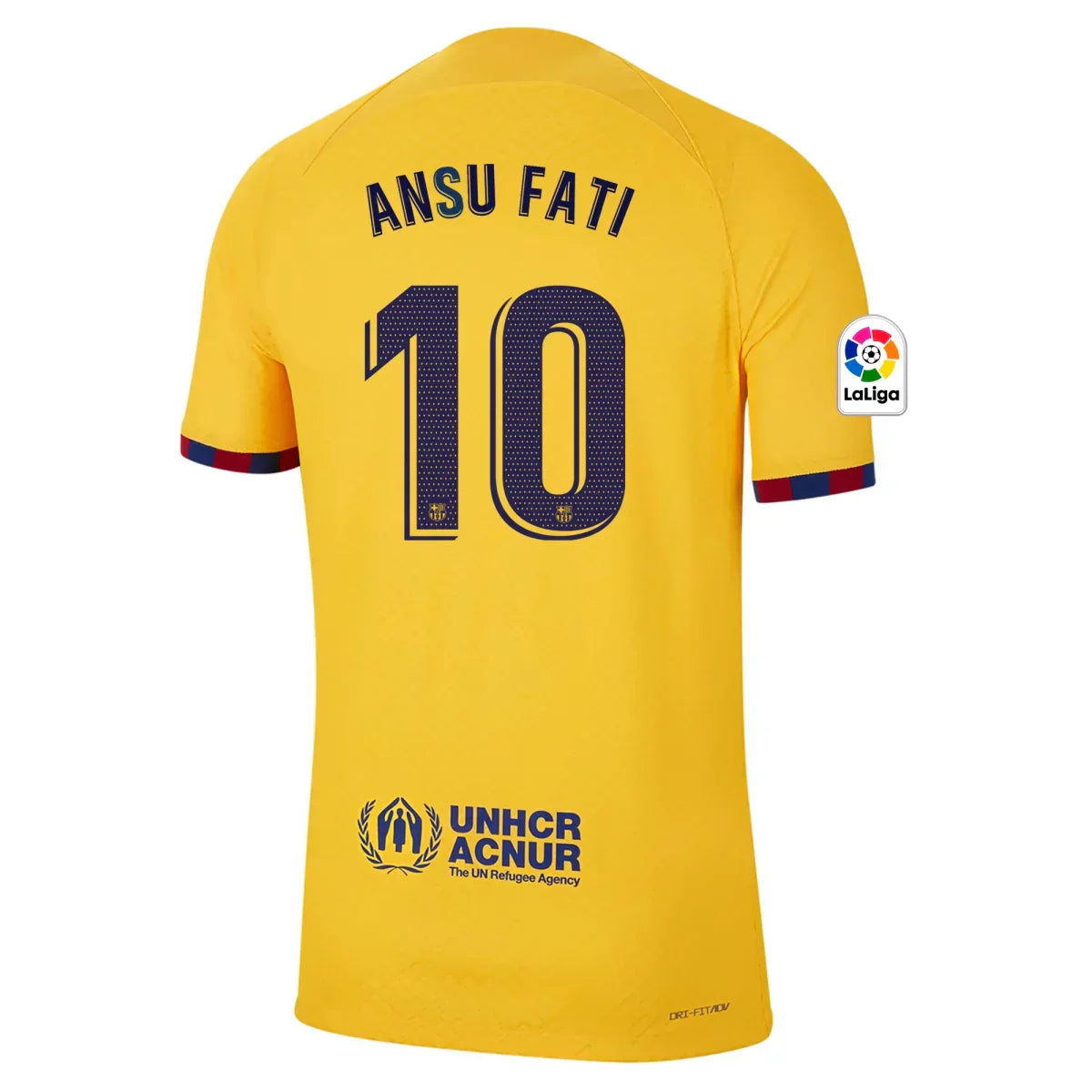 Ansu Fati Barcelona 22/23 Authentic Senyera IV Fourth Jersey - Nike