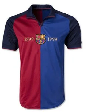 Barcelona 1899-1999 Home 100th Anniversary Retro Jersey