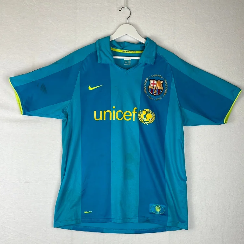 Barcelona 2007-2008 Away Shirt - Large Adult - Nike 237743-414