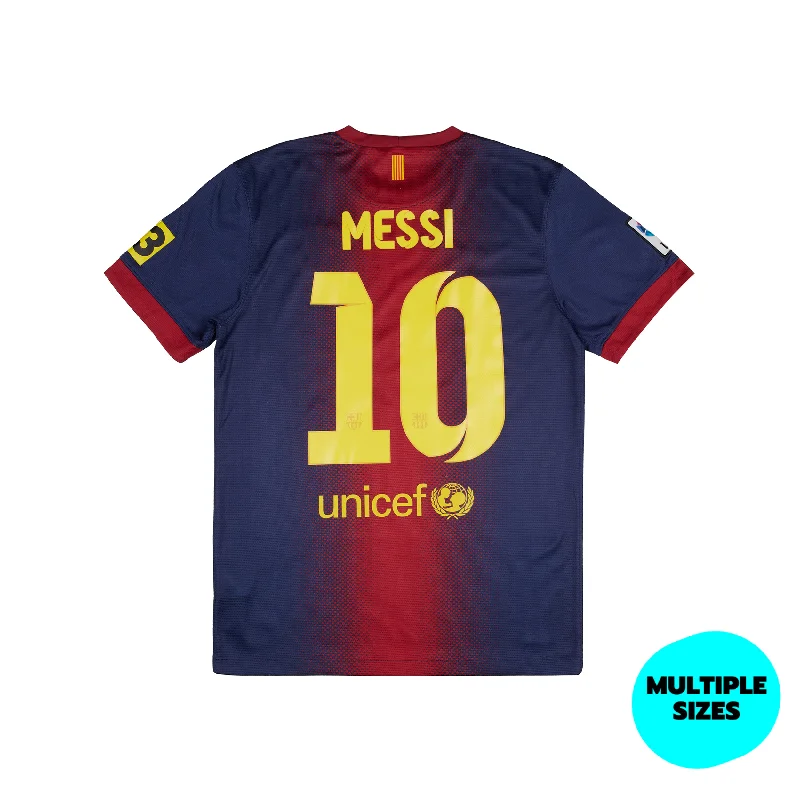 BARCELONA 2012-13 HOME SHIRT - MESSI 10 - 7/10