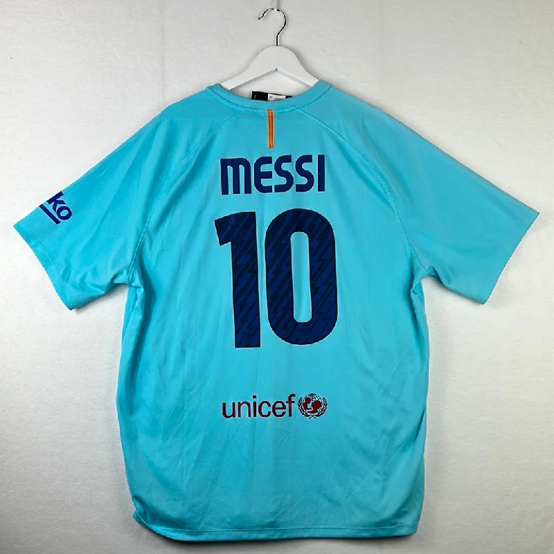 Barcelona 2017-2018 Away Shirt - XXL - BNWT - Fans Version - Messi 10