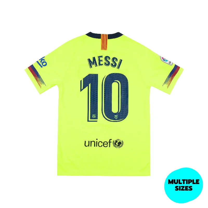 BARCELONA 2018-19 AWAY SHIRT - MESSI 10 - 8/10