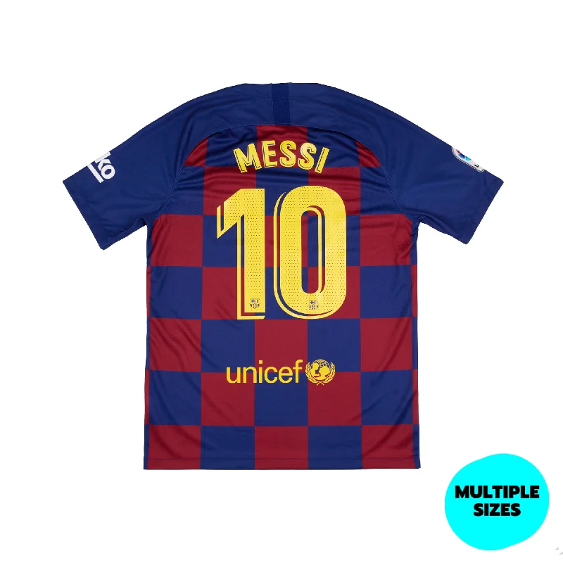 BARCELONA 2019-20 HOME SHIRT - MESSI 10 - 8/10