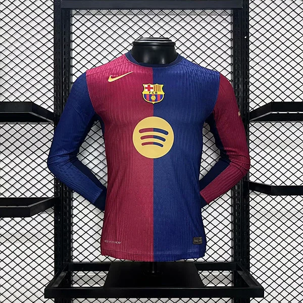 Barcelona 2024-25 Home Long Sleeve Player Jersey