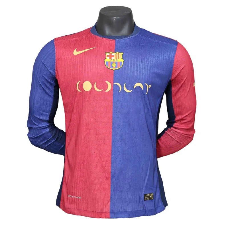 Barcelona Coldplay Collab Home Long Sleeve Authentic Player 2024/25