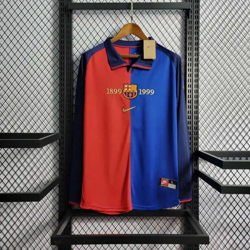 Barcelona FC 1999 Home Long Sleeve