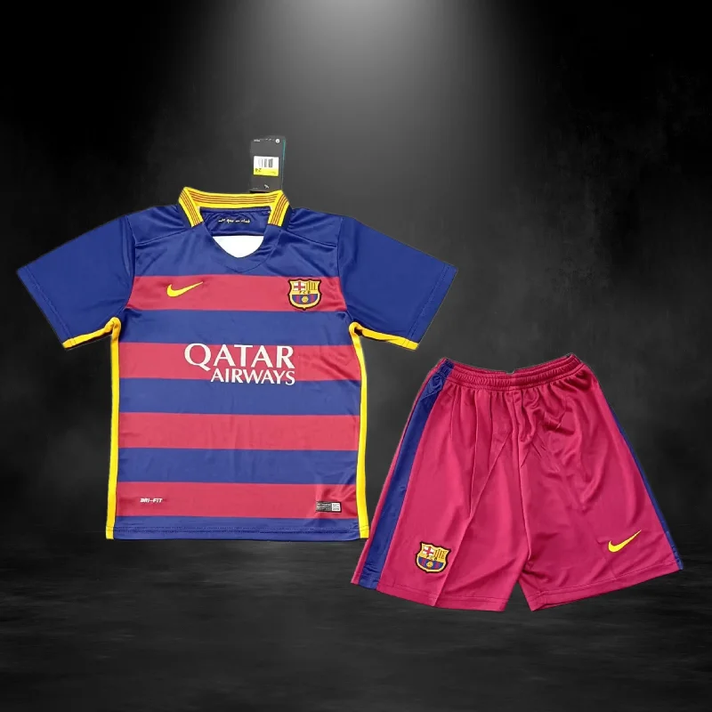 Barcelona Retro Home Kit 15/16 For Kids