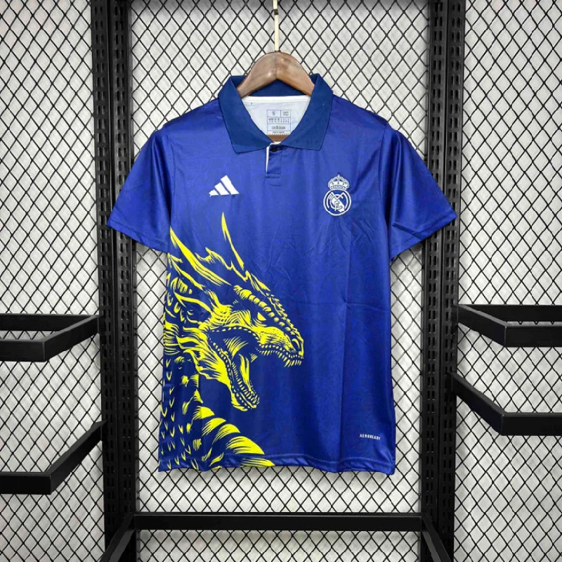 Blue Real Madrid Dragon Polo