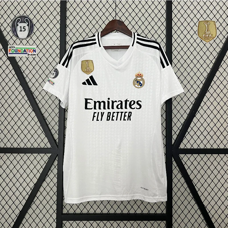 Camisa Real Madrid 24/25 Versão Jogador Com 3 Patch