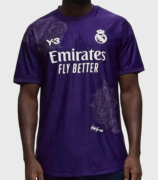 Camisa Real Madrid Y-3 Fourth 24/25 Torcedor Masculina - Roxa