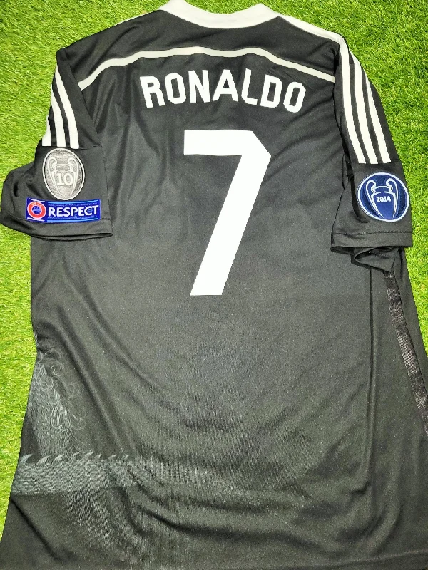 Cristiano Ronaldo Real Madrid 2014 2015 Yamamoto Dragon Y-3 UEFA Third Soccer Jersey Shirt XL SKU# F49264