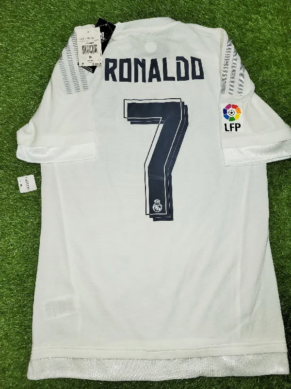 Cristiano Ronaldo Real Madrid 2015 2016 ADIZERO Player Issue Soccer Jersey Shirt M BNWT SKU# S12654