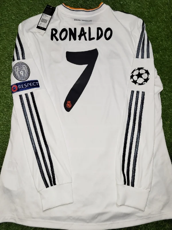 Cristiano Ronaldo Real Madrid UEFA FINAL 2013 2014 Jersey Camiseta Shirt BNWT XL SKU# G81098