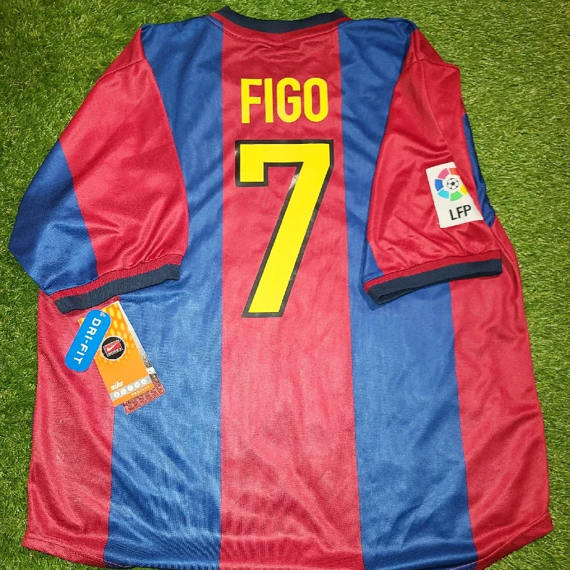 Figo Barcelona 1998 1999 Home Nike Jersey Shirt Camiseta Maglia BNWT XL SKU# 154889