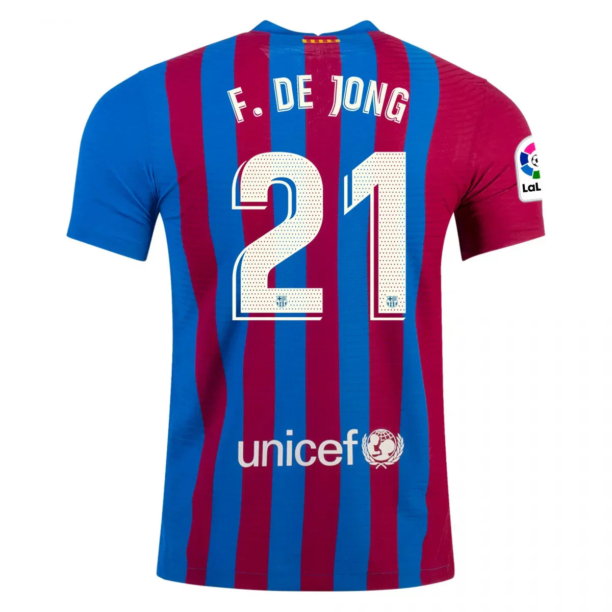 Frenkie de Jong Barcelona 21/22 Authentic I Home Jersey - Nike