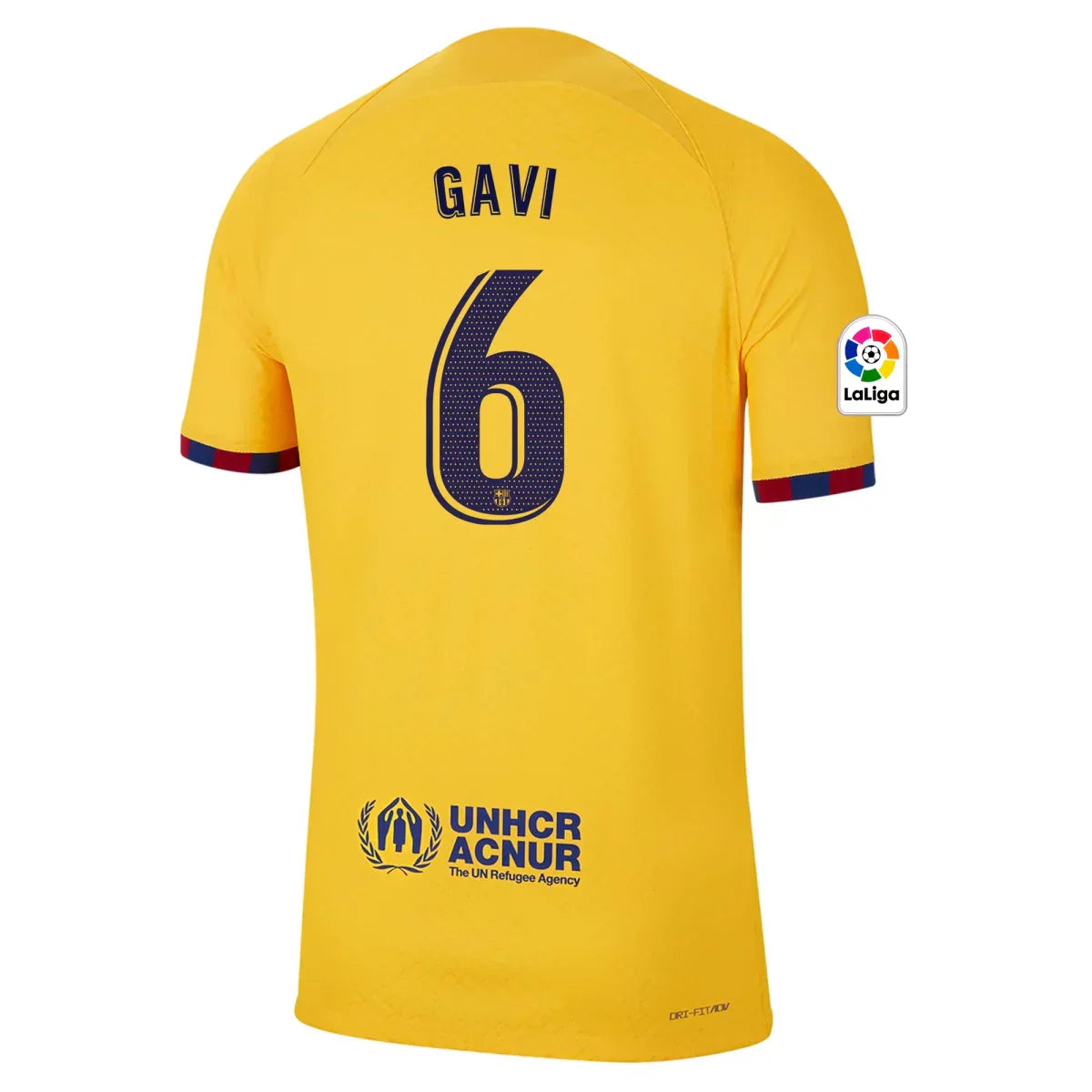 Gavi Barcelona 22/23 Authentic Senyera IV Fourth Jersey - Nike