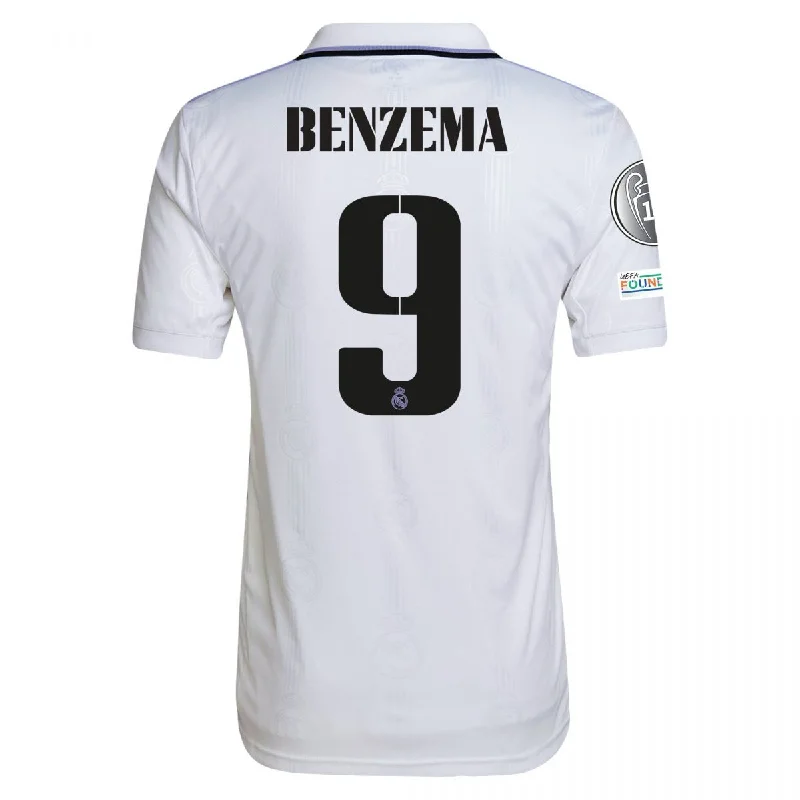 Karim Benzema Real Madrid 22/23 UCL I Home Jersey - Adidas