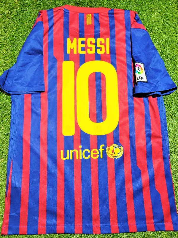 Messi Barcelona 2011 2012 Home Jersey Shirt Camiseta Maglia M SKU# 419877-486