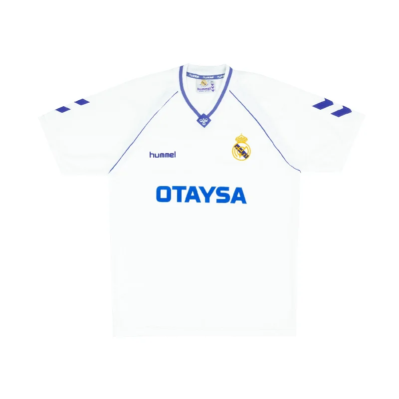 REAL MADRID 1990-92 HOME SHIRT - XL