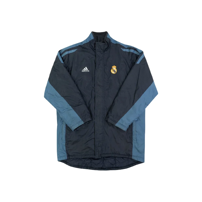 REAL MADRID 2001-02 PADDED BENCH JACKET - 2XL