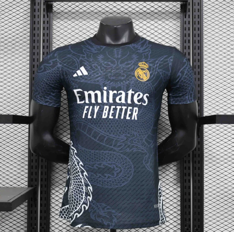 Real Madrid Black Dragon Jersey