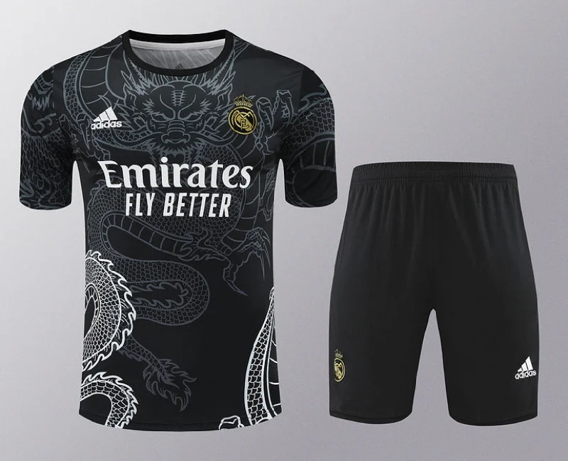 Real Madrid Black Dragon Kit