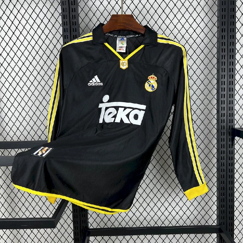 Real Madrid CF 1998-1999 Away Long Sleeve Jersey