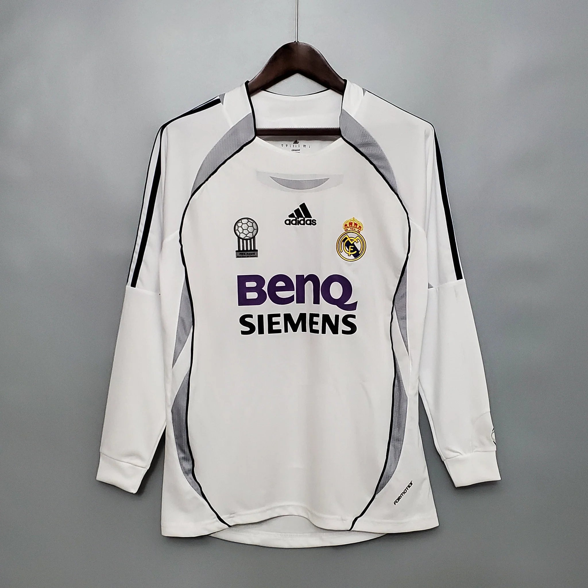 Real Madrid CF 2006-2007 Home Long Sleeve Jersey