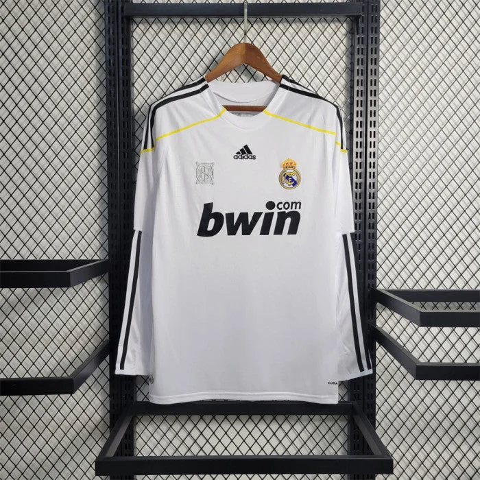 Real Madrid CF 2009-2010 Home Long Sleeve Jersey