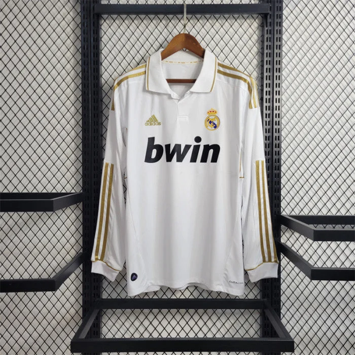 Real Madrid CF 2011-2012 Home Long Sleeve Jersey