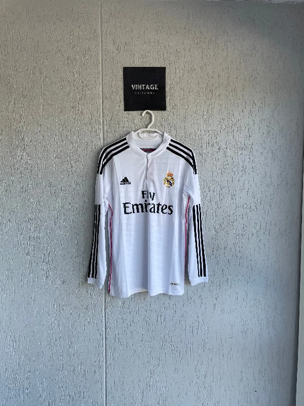 Real Madrid CF 2014-2015 Home Long Sleeve Jersey