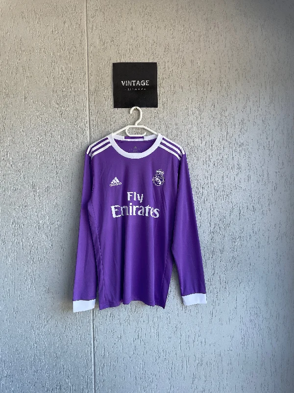 Real Madrid CF 2016-2017 Away Long Sleeve Jersey