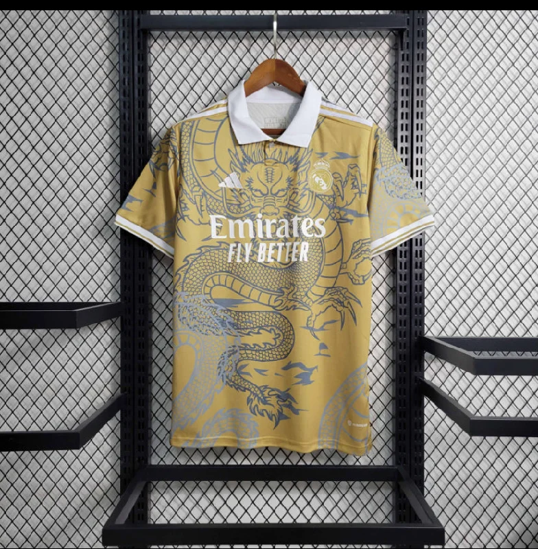 Real Madrid Gold Dragon Polo