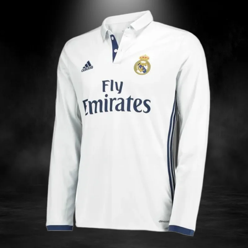 Real Madrid Home Shirt Long Sleeve 16/17