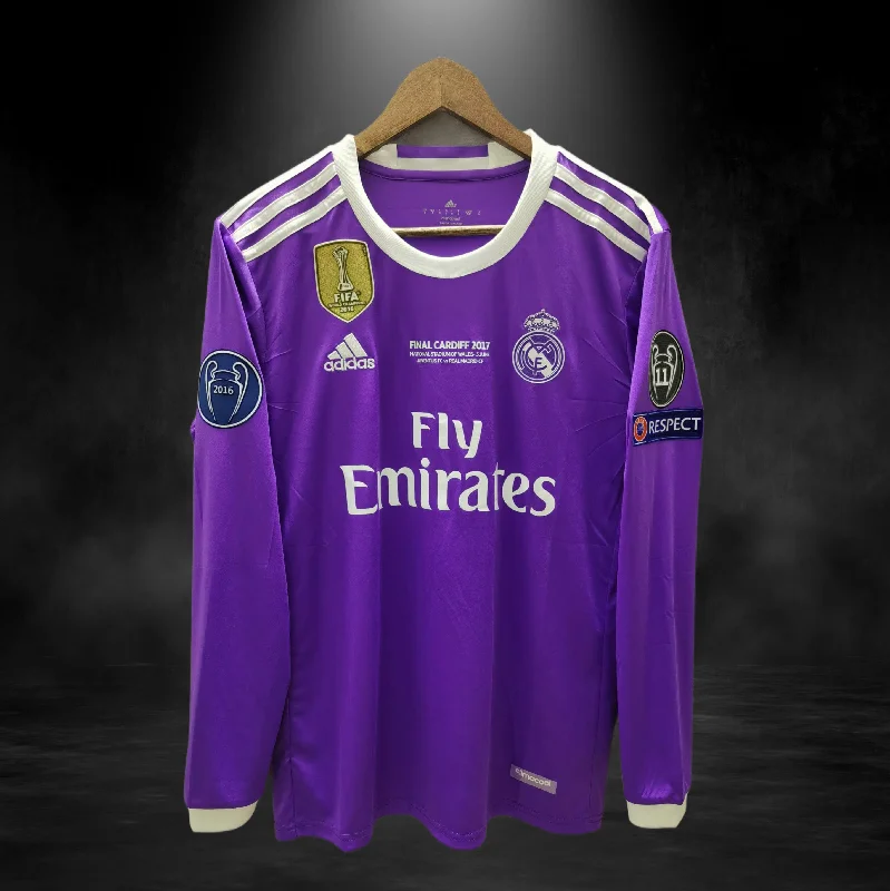 Real Madrid Retro Away Shirt Long Sleeve 16/17