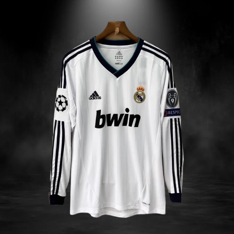 Real Madrid Retro Home Long Sleeve 12/13