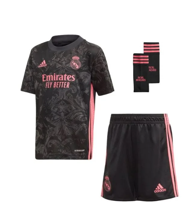 Real Madrid Third Mini Kit  2020/2021 Black