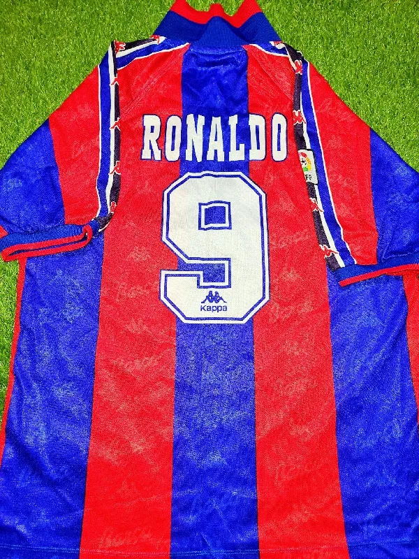 Ronaldo Kappa Barcelona 1996 1997 MATCH ISSUED Jersey Shirt Camiseta Maglia XL