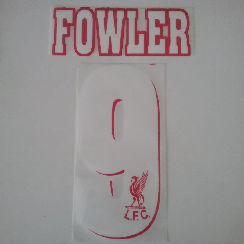 1996/97 Liverpool Fowler #9 Nameset