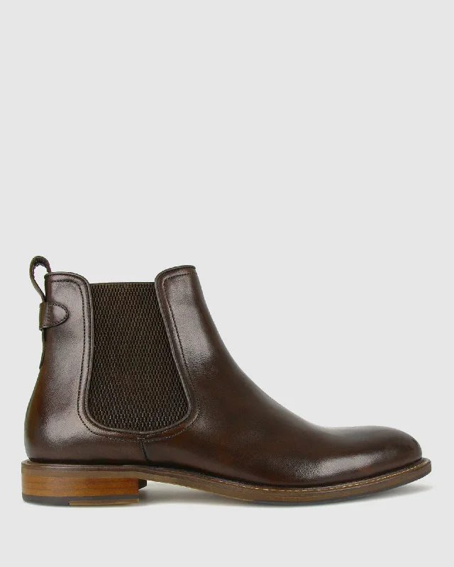 JEFFERY Leather Chelsea Boots