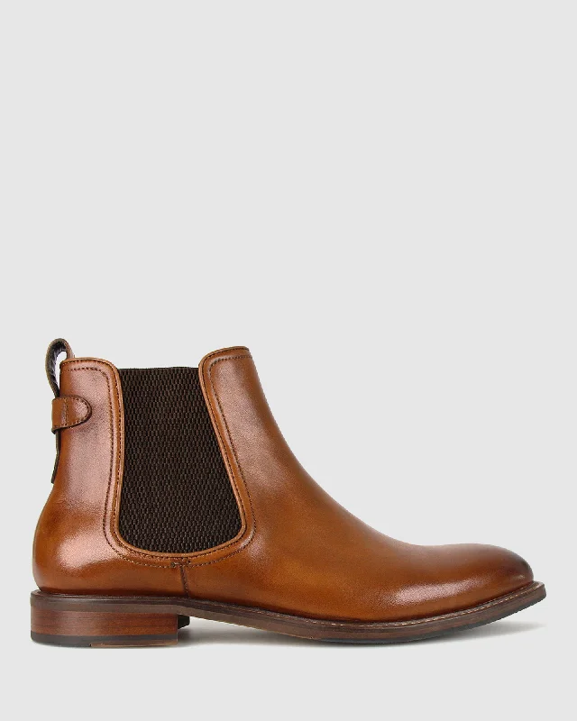 JEFFERY Leather Chelsea Boots