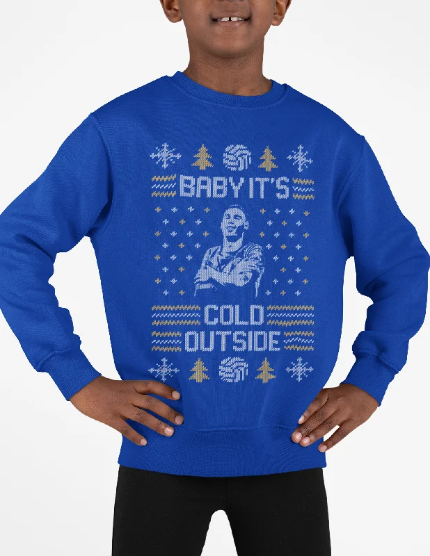 Baby It's Cold Outside Kids Christmas Jumper