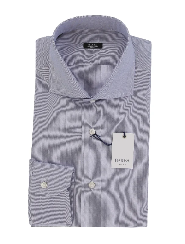 Barba Napoli Blue Shirt - Extra Slim