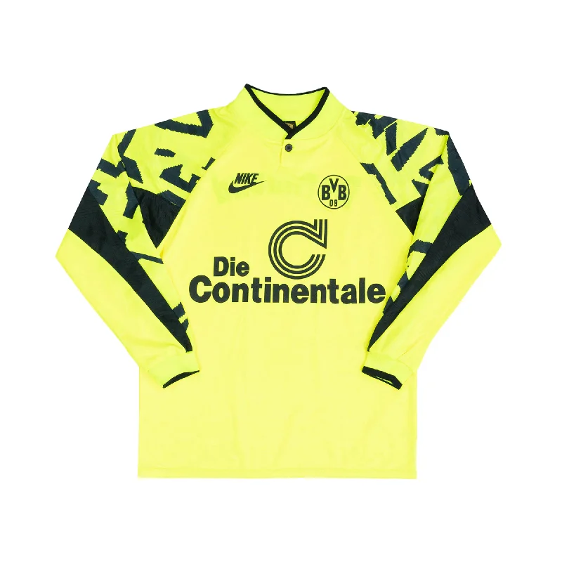 BORUSSIA DORTMUND 1991-92 LS HOME SHIRT - M