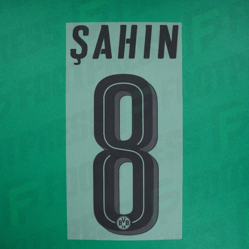 Flocage Officiel - Borussia Dortmund, Sahin, 2016/2017, Home, Noir