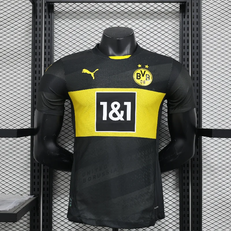 CAMISA VERSÃO PLAYER DO BORUSSIA DORTMUND 24/25 PRETO