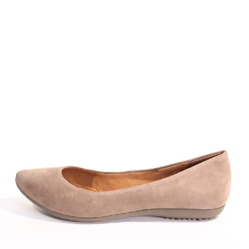 Grace Suede Ballet Flats