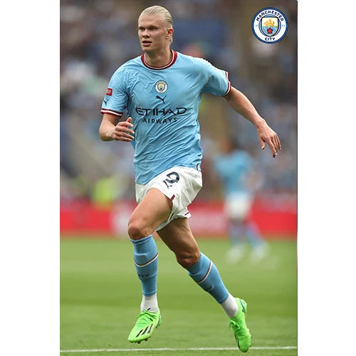 Manchester City Haaland Poster