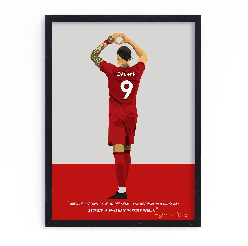 Darwin Nunez Liverpool Framed Poster