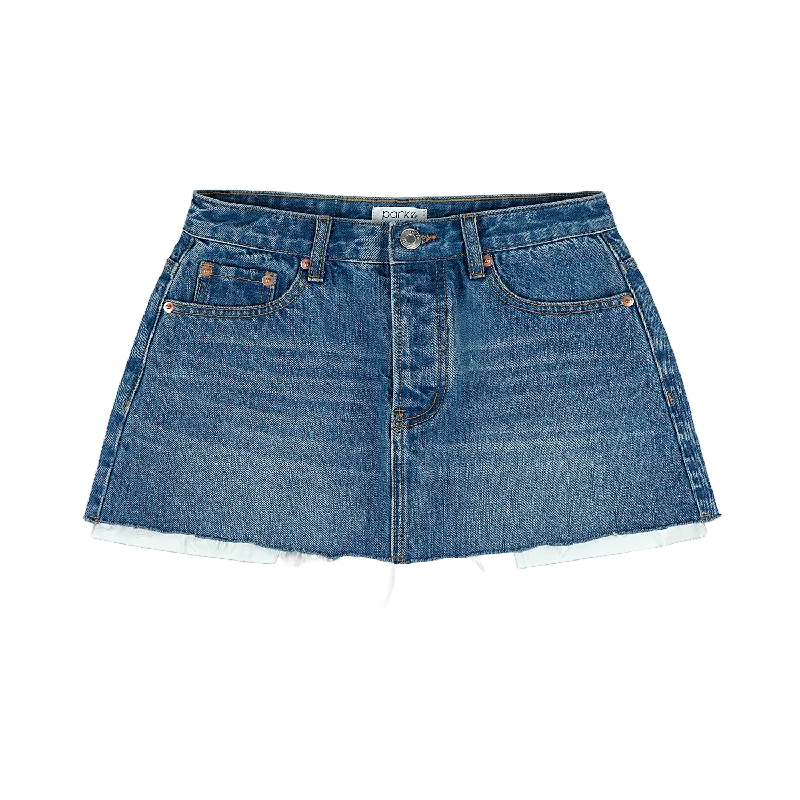 Denim Mini Skirt